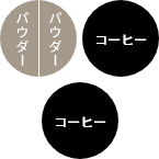 コーヒー×2・パウダー×2（3ホッパー）